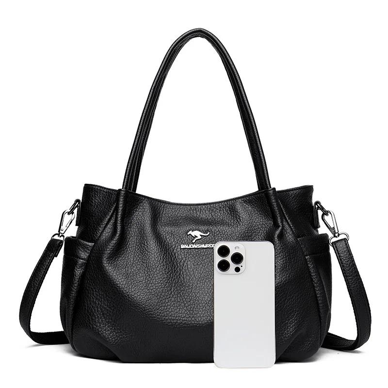 Luxury Women Tote Handbags High-capacity PU Leather Ladies Shoulder Bags High Quality Female Top Handle Messenger Crossbody Bags