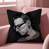 C-Chester B-Bennington Cushion Cover Multi-Scene Pillow Cover for Home & Car - Reversible, Soft & Durable for Daily Use