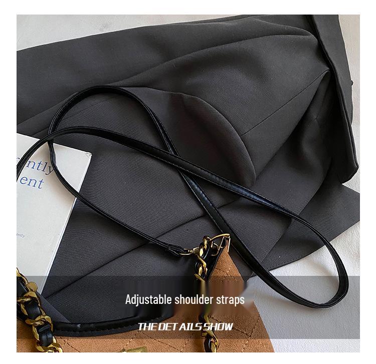 Women's 2025 High-End Retro Versatile Crossbody Shoulder Bag - European & American Fashion Dumpling Design