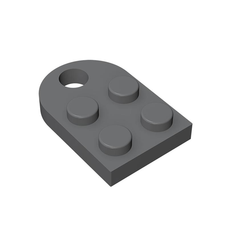 50PCS 3176 Plate Modified 2 x 3 with Hole Bricks Toys For Technical MOC Buildings Blocks Compatible High-Tech Gift