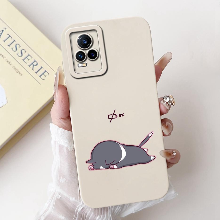 For Vivo V21e 4G Case V2061 Cute Funny Animals Painted Cover Soft Silicone Phone Case For Vivo V21 V 21 e VivoV21e Fundas Bumper