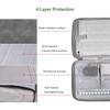 Waterproof Shockproof Handle Bag Laptop Sleeve Case for Macbook Air 11 12 13 13.6 Inch M4 M3 M2 Chip Mac Book Pro Notebook Cover