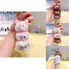 Original Design Cartoon Plush Coal Ball Keychain Adorable Gift For All Ages