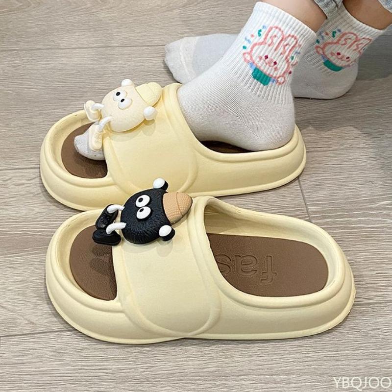 New Anti Slip EVA Slippers for Women Wearing Summer Cartoon Style Super Soft Odorless One-piece Women's Wear-resistant Slippers