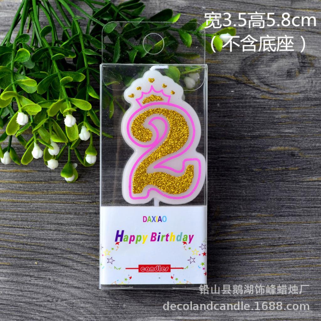 Digital Birthday Candles Baby First Birthday Party Candles