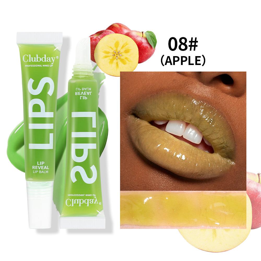 9 Color Moisturizing Mirror Fruit Lip Oil Natural Long-lasting Water Gloss Lip Gloss