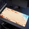 Beach Starfish Xl Gaming Mouse Pad Nonslip Rubber Base Stitched Edge Waterproof Desk Mat For Pc Laptop Gamer Office Computer Accessories C92785