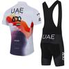New UAE Team Cycling 2026 Jersey Set Men Short Sleeve Cycling Clothing Road Bike Shirts Suit Bicycle Bib Shorts MTB Ropa Maillot