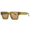 Luxury Brand Designer Square Sunglasses Women For Men Trend Sun Glasses Fashion Vintage Punk Small Eyeglasses Frame Shades UV400