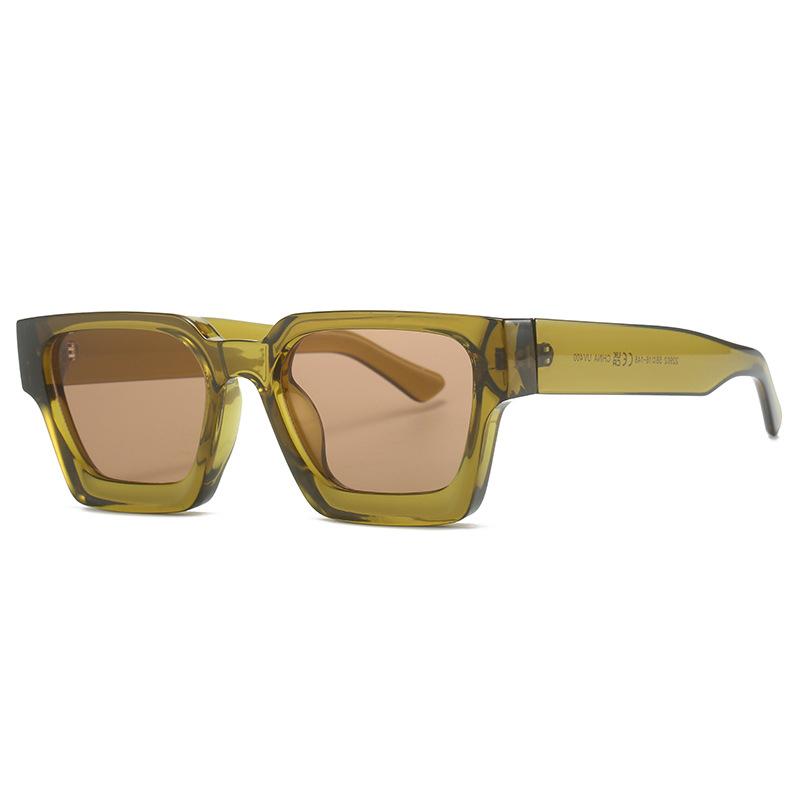 Luxury Brand Designer Square Sunglasses Women For Men Trend Sun Glasses Fashion Vintage Punk Small Eyeglasses Frame Shades UV400