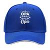 Gorra de esponja de impresión OPA tendencia de moda casual ligera transpirable cómoda tamaño ajustable unisex gorra de béisbol sándwich
