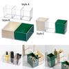 Organizer Brush Holder Compact Container Display for Tabletop Bedroom