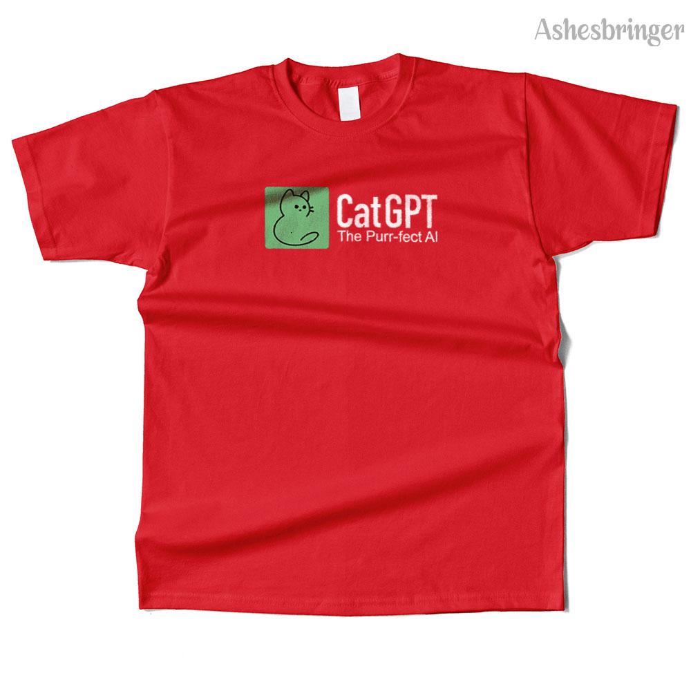 

Мужская хлопковая футболка с графическим принтом Cat GPT Champs, смешная, уличный повседневный стиль, для мужчин и женщин M