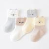 3Pairs/Set Baby Mesh Socks Summer Thin Cotton Kids Socks Cute Cartoon Boneless Socks Infant Newborn Socks For Boys Girls 0-5Yrs
