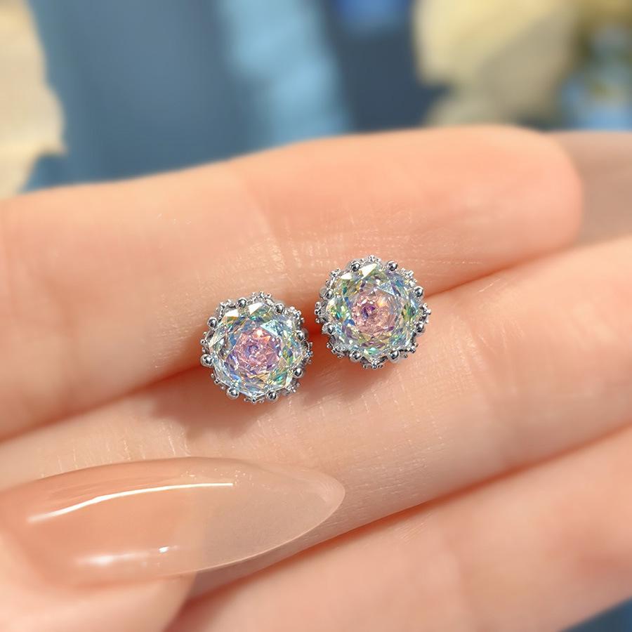 Octagonal Rose-Cut Tanzanite Pendant with High-Carbon Diamonds, Colorful Diamond Earrings, and Paraiba Ring