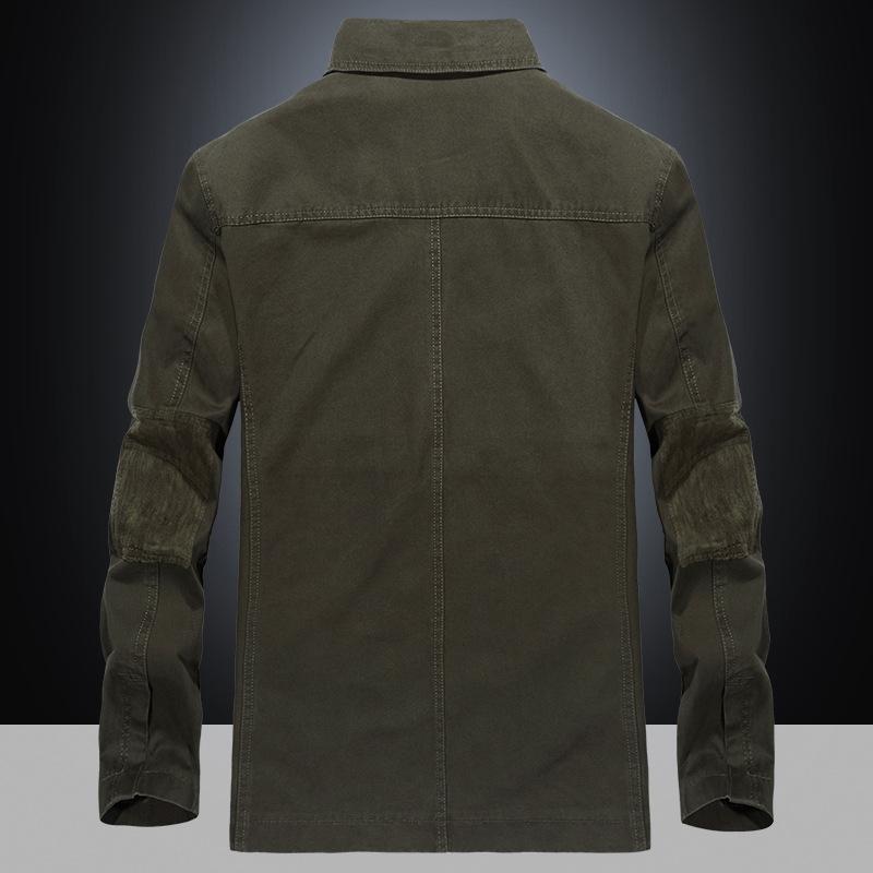 Men's New Spring and Autumn Jacket Men's Medium and Long Youth Thin Tooling Jacket