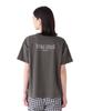 Human Woman Short Sleeve Pocket Logo M T-Shirt (Back Print) / Women's / 077-5160606 180_Khaki