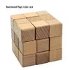 100-Piece Kongming Lock Wooden Puzzle Set for Kids and Adults