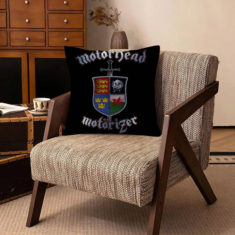 Rock Band MMotorhead Cushion Cover Pillowcase Upholstery Sofa Throw Pillow Home Decor Pillowcas