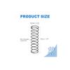 uxcell Compression Springs, 1mm Wire Diameter, 14mm Outer Diameter, 50mm Free Length, Small Compression Springs, Coil Springs, Carbon Steel, DIY Model