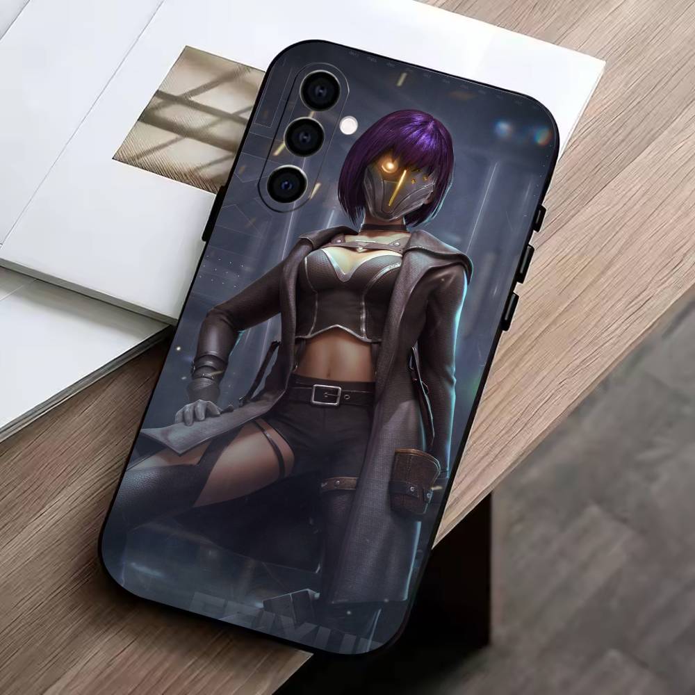 

L-Ling Cage Phone Case For Samsung Galaxy A73,A72,A71,A70,A53,A52,A51,Soft Silicone Black Cover Samsung a31
