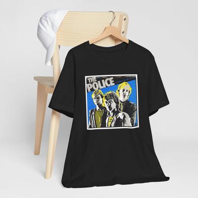 The Police Walking On The Moon T-Shirt, 80s New Wave Reggae-Rock Band Tee