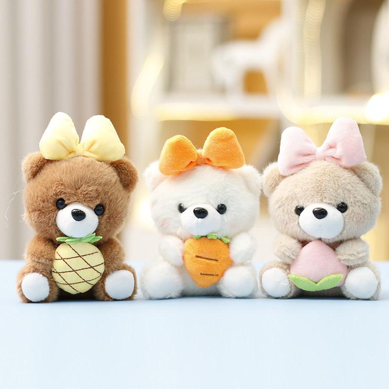 Adorable Plush Bear Pendant For Bag Kids Gift With Highquality Material
