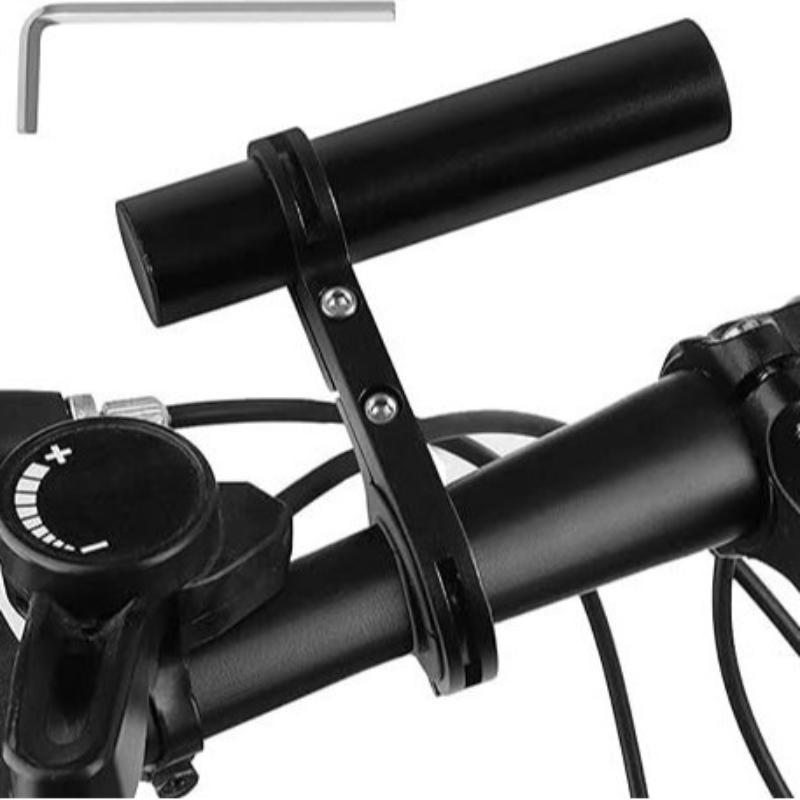 Bike Handlebar Extender Bike Extension Bar Double Clamp Aluminum Alloy Holder Bracket Bicycle