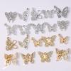 10pcs Random Mix Crystal Butterfly Charms Pendant for Jewelry Making Necklace Earrings Bracelet DIY Handmade Accessories