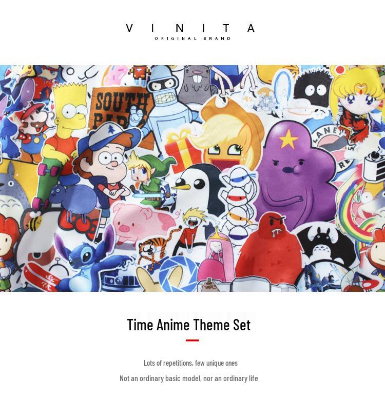 Hochwertiger Niedlicher Anime-Print Hoodie: Lässiges, lockeres, vielseitiges Sweatshirt im amerikanischen Stil