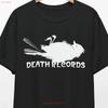 Death Records T Shirt Phantom of the Paradise Retro Vintage S Vintage Washed Top For Everyday Wear Stylish Designer Clothes