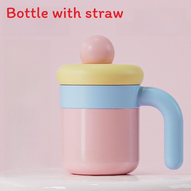 Insulated Travel Mug With Carry Handle For Outdoor And Home Use