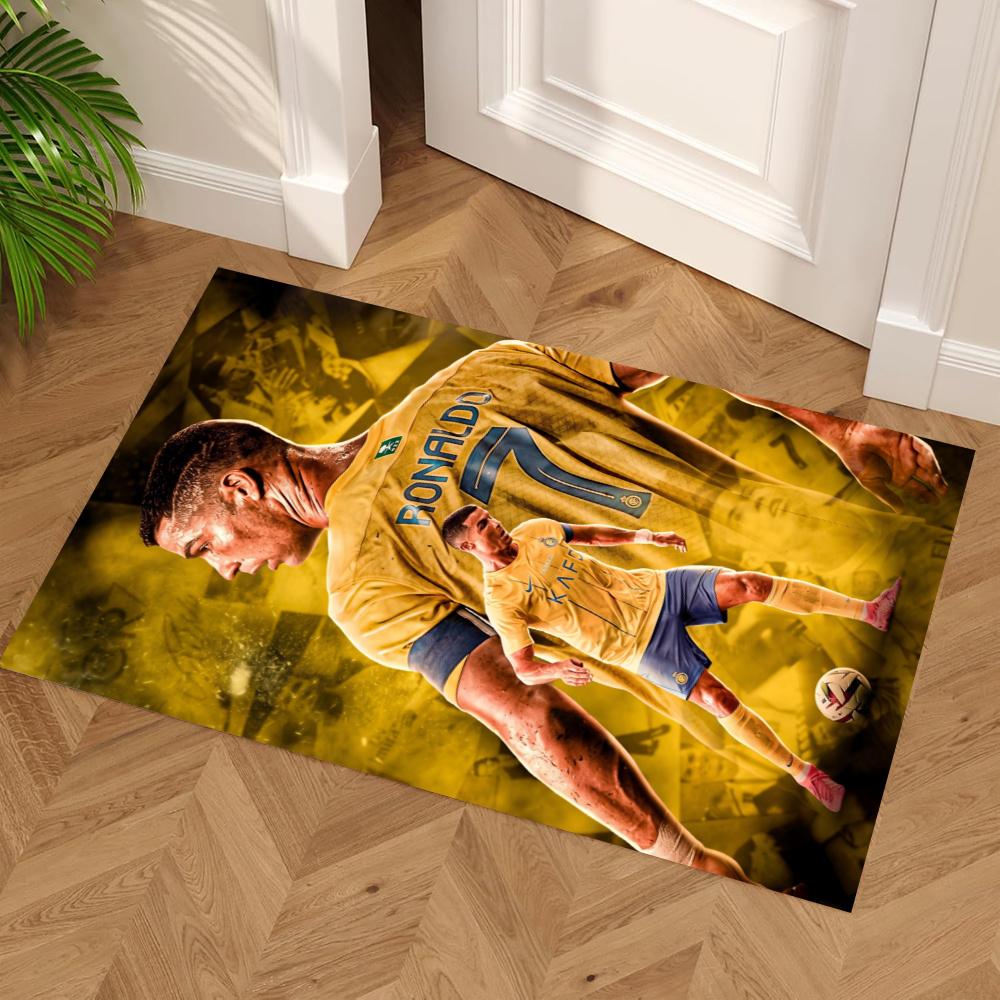 Cristiano Ronaldo Floor Rug Office Rug Design For Entryway Dormitory Game Room Decorate Room Antislip Rug Decorate Offices Perfect Gift For Womenmen
