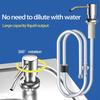 Stainless Steel Kitchen Sink Soap Dispenser with Extension Tube