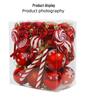 Cross-Border Dragon Tiger Christmas Ball Set: Red & White Lollipop Candy Ornaments for Christmas Tree Decorating