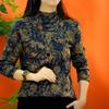 New Autumn/Winter Fashion High Neck Velvet Base Layer Top – Age-Reducing for Women