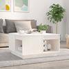 Day and Night - Day and Night Solid White Pine Wood Coffee Table 60x61x32.5 Cm