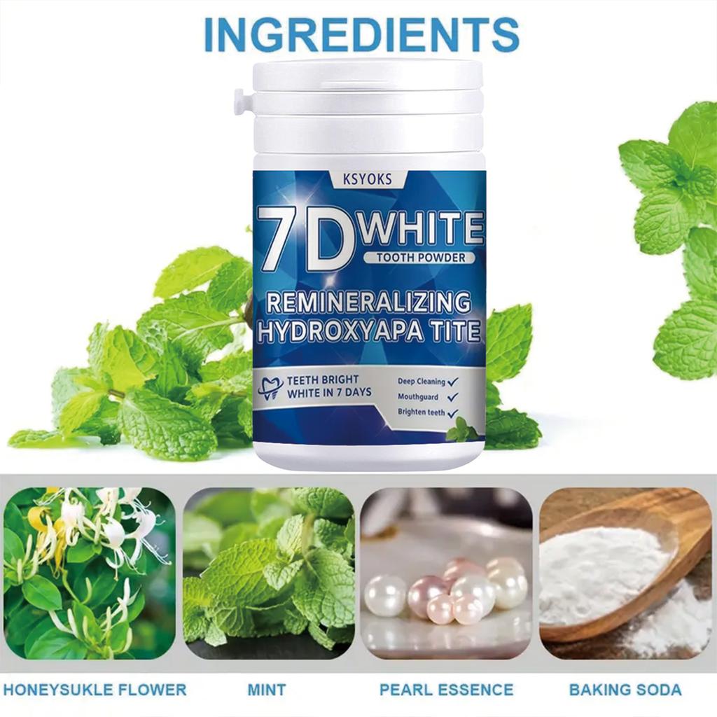 Teeth Turn White Within 7 Days, As If Illuminated, Becoming Transparent and Clean