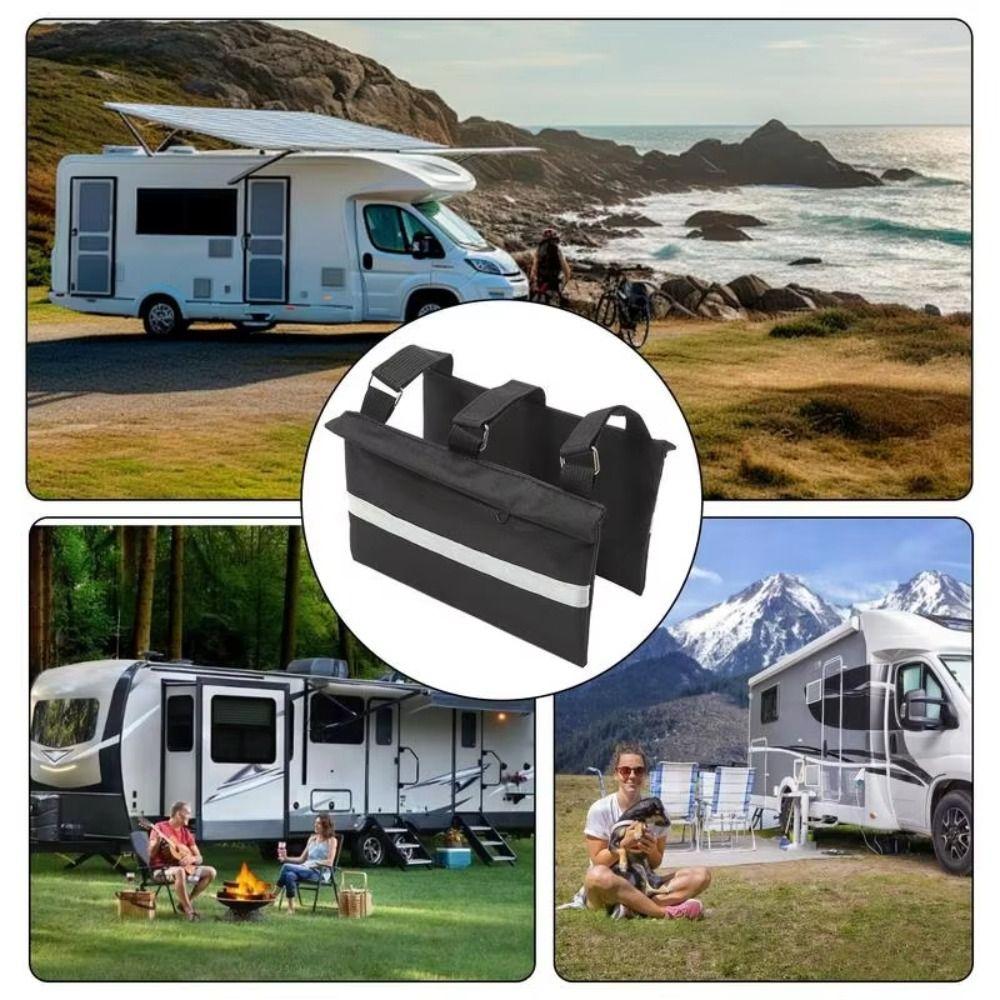 Robuster RV-Abwasser-Gewichtsbeutel Reflektierstreifen Abwasserschlauchbefestigung Campinganhänger