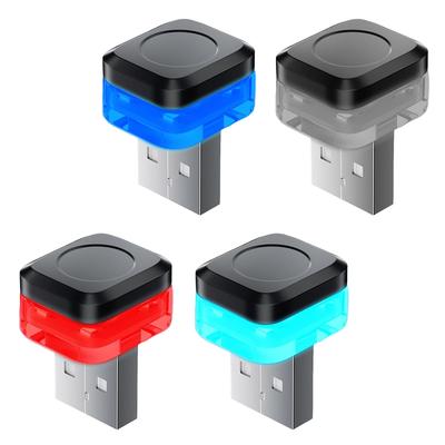 EsiFare Car USB LED Light, 4 Colors, 4 Pieces, Car LED Tape, Mini Light,