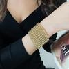 Elegantes mehrschichtiges geometrisches Armband: Luxuriöser, Personalisierter Design- und Kühner Grenzüberschreitender Statement-Schmuck