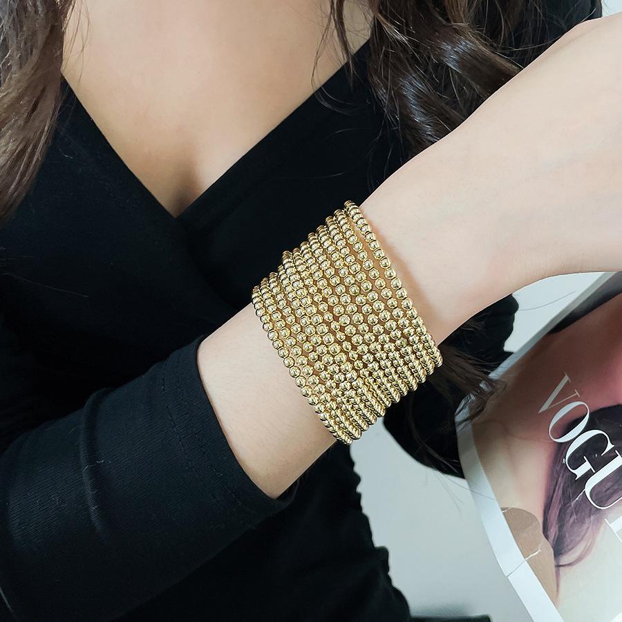 Elegantes mehrschichtiges geometrisches Armband: Luxuriöser, Personalisierter Design- und Kühner Grenzüberschreitender Statement-Schmuck