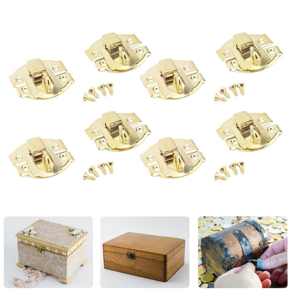 Jewelry Box Hasp   Iron and Zinc Alloy Lightweight Retro   Decorative Hasp