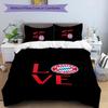 3pcs FC Bayern München logo pattern bedding set duvet cover set includes duvet cover &pillowcases,perfect all season bedroom decoration&gift