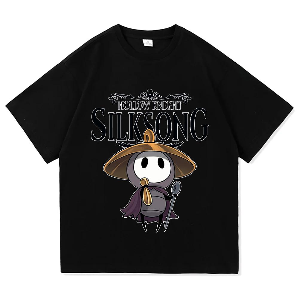 Lustige Sherma Song T-Shirts Hollow Knight Silksong Spiel Zitat T-Shirts Harajuku Cartoon Print T-Shirts Unisex Baumwolle Freizeitkleidung