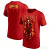 Camisa de algodón 100% para hombre Stephanie Vaquer con gráficos de retrato extragrande Camisa Y2k para mujer Cuello redondo