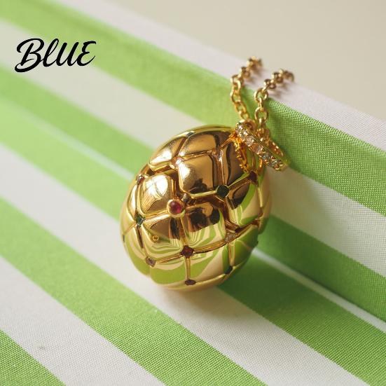 Egg Pendant Jewelry Retro Necklace Medieval Style Easter with Love