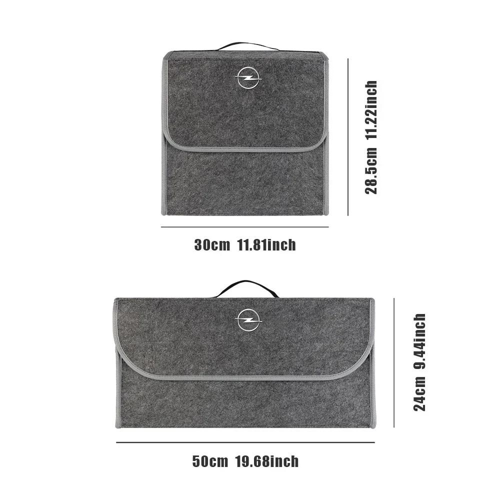 Car Trunk Storage Bag Organizer Sundries Stowing Tidying Box For Opel Astra j g Insignia Corsa d Vectra c Zafira a Auto Gadgets