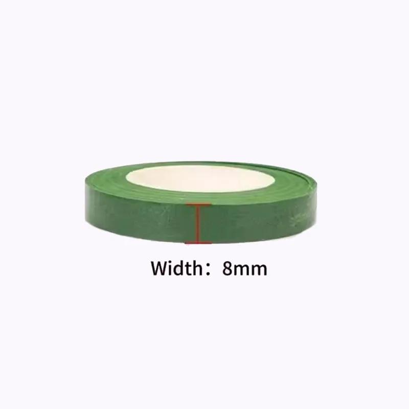 1-10rolls Bouquet Floral Stem Tapes Green Self-Adhesive Tapes Florist Flower Wrapping Tape Wedding Party DIY Decoration Supplies