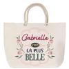 Beach Bag - PLANETEE - Gabrielle the Most Beautiful - Rope Handle - Large Size - Cotton
